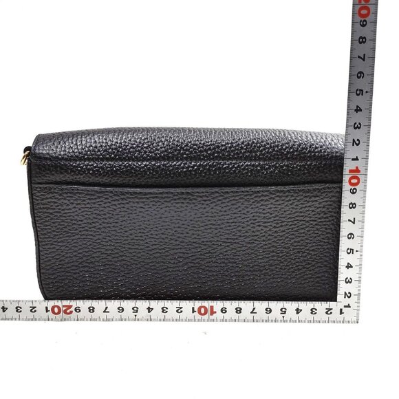ADMJ Clutch Bag Black Leather mon-312-091325 - Picture 2 of 9